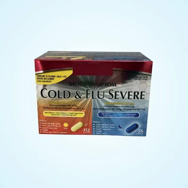 Severe Cold & Flu Medicine Box