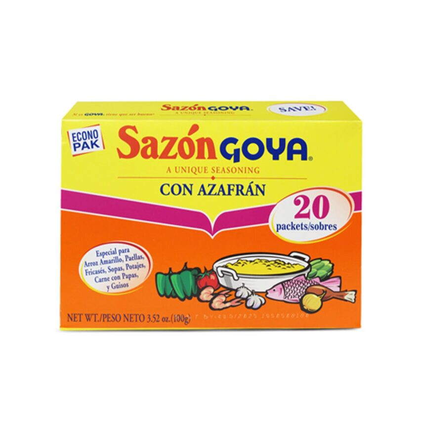 Sazón Goya Con Azafrán 20 U X 5 G Panavana