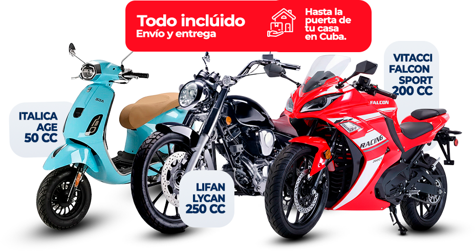Motos de combustión.